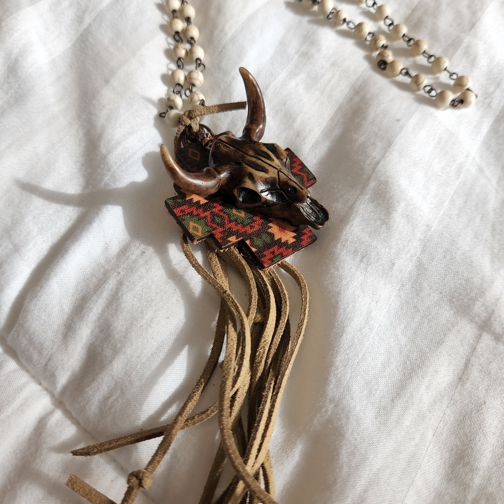 Western Skull Necklace